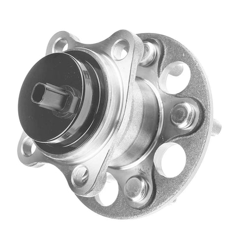 Close-up of Rear Wheel Bearing Hubs Kit For Toyota Prius 2010 2011 2012 2013 2014 2015 And Prius PlugIn 2012 2015, showing 5-lug pattern