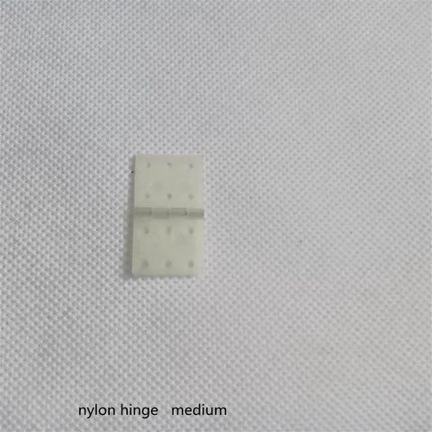 Nylon Hinges For RC Airplanes skrnrhrery Three Sizes Square Loose Leaf Pack For Aileron Rudder And Elevator Surfaces Medium Size