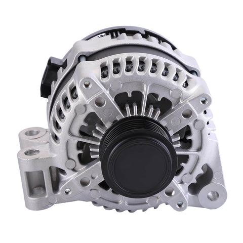 Front view of Alternator Replacement For Chevy Traverse 2009 2016 And SUVs Saturn Outlook 2007 2010 Buick Enclave 2008 2016 GMC Acadia 2007 2016 3.6L V6 12V 170A CW 6-Groove Clutch Pulley Replaces Multiple Part Numbers Ready To Install