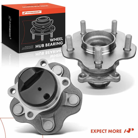 Rear Wheel Bearing And Hub Assembly 5 Lug For Nissan Sentra 2013 2019 Two Pack Beefed Up High Load Capacity With Ball Bearing