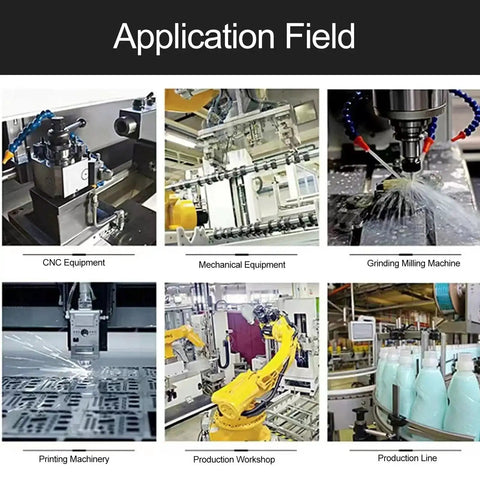 Application field of 1.5KW VFD Variable Frequency Drive for CNC Spindle Motor Speed Control, includes CNC equipment, mechanical equipment, and more.