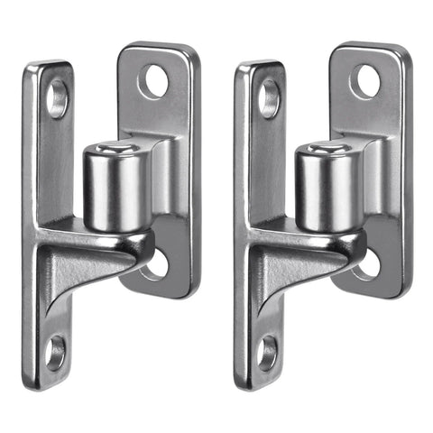 Heavy Duty 304 Stainless Steel Gate Hinges Non Welded One Piece Design Wall Mount Hinges With Five Eighth Inch Pin 600 Pound Capacity