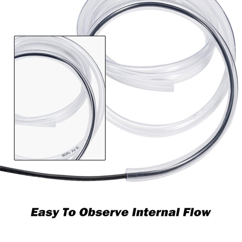 Amazon DAVCO 1/4 in ID clear vinyl tubing, 50 ft with two stainless clamps