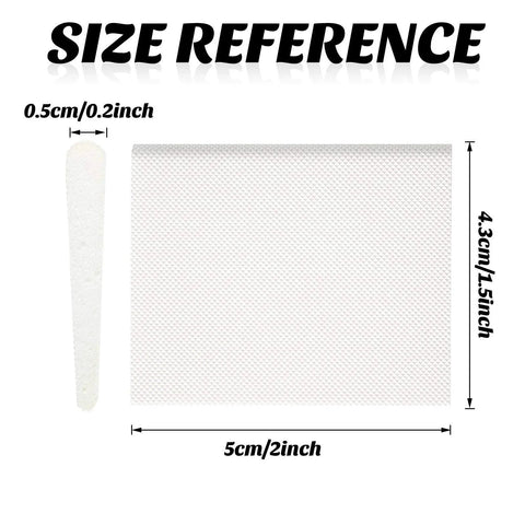 Easy Install Self Adhesive Door Corner Seals 8 Pack, size reference 5cm x 4.3cm, weather stripping foam in white