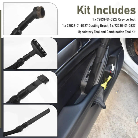 Must Have Crevice Tool, Dusting Brush, Upholstery Tool And Combination Tool Kit For Oreck Vacuums BB870 BB850 BB870AD BB880