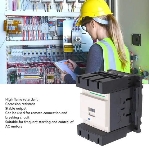 Three Pole AC Contactor 150 Amp With All The Right Accessories For Quick Circuit Connection And Safe Disconnection 110V Heavy Duty Controller