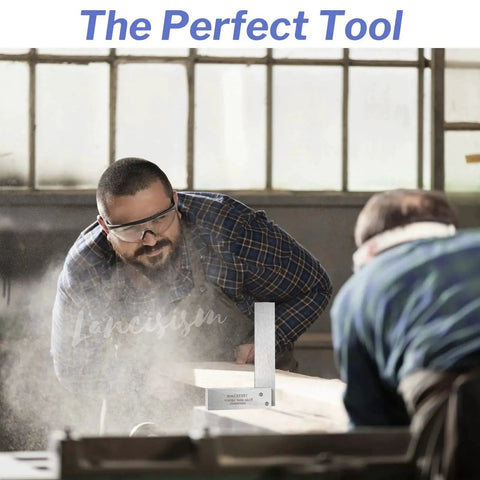Machinist Square Set 2 3 4 6 Inch High Precision Steel Angle Ruler With Wide Base For Engineers In Workshop