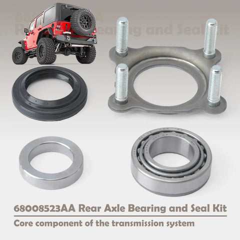 Beefed Up Rear Axle Bearing And Seal Kit For Jeep Wrangler JK JKU 2007 To 2017 Fits 68008523AA 68003270AA 83503077 68499023AA