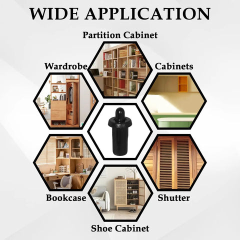 8 Pieces Cabinet Door Damper Pins Dual Purpose Replacement Pins For Cabinets And Shelves, Wide Application Display