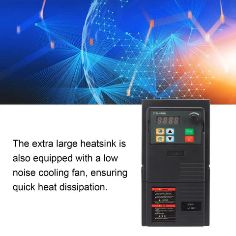Three Phase VFD Inverter For 380 To 440V Input And 0 To 440V Output 2KW CNC Spindle Motor Speed Controller LK320