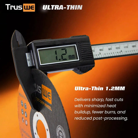 Ultra Thin Cut Off Wheels 52 Pack For 4-1/2 Inch Angle Grinders.045 Inch Thick Cutting Discs For Metal And Stainless Steel