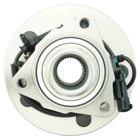 Front view of wheel bearing and hub assembly for 2012-2018 Dodge Ram 1500 and 2019-2022 Ram 1500 Classic Two Piece Kit