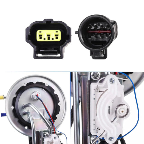 Ford Crown Victoria 4.6L V8 Fuel Pump Replacement For 1998 Through 2000 Direct Fit Drop In For Lincoln Town Car And Mercury Grand Marquis OE Style E2272S P74868S XW1Z 9H307 AG connectors and components