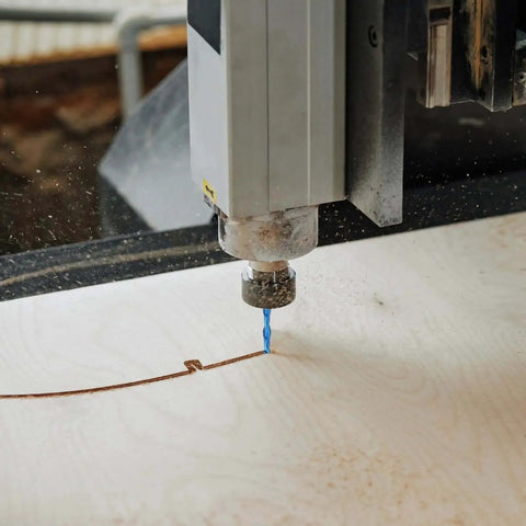 One Eighth Inch Up Cut Spiral Router Bit For CNC Woodworking And Engraving Workhorse With Two Flute Solid Carbide End Mill