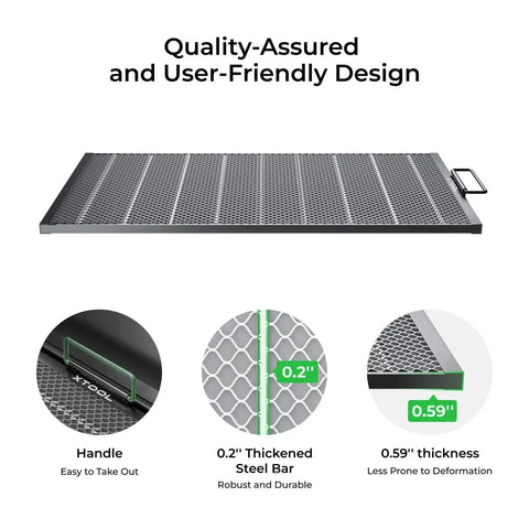 Premium Honeycomb Working Panel 2.0 for P2 and P2S Laser Engravers By xTool Pro Grade Fit Fewer Drops Maximum Efficiency