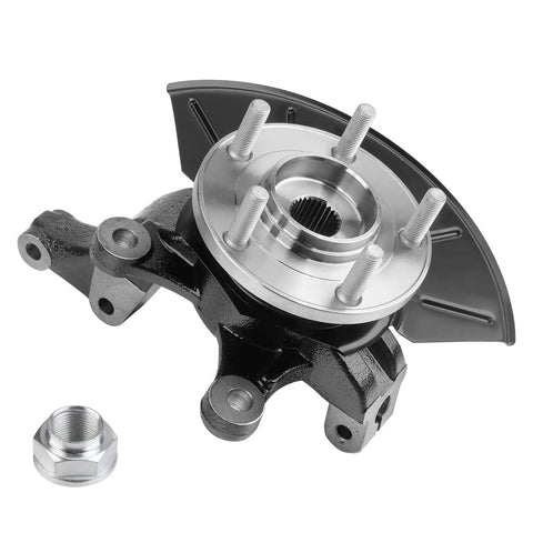 Right Front Steering Knuckle And Wheel Bearing Hub Assembly For Escape 2005 2012, Tribute 2005 2011, And Mercury Mariner 2005 2011
