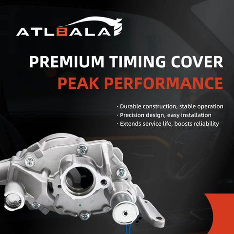 Premium timing cover with durable construction and stable operation promoting peak performance.