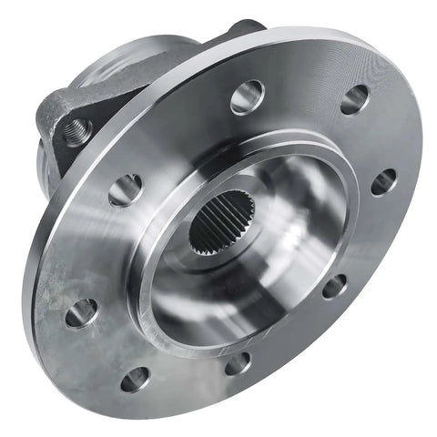 Front Wheel Hub Bearing Assembly Pair For 1994 To 1999 Dodge Ram 2500 4X4 Dana 60 Axle 8 Lug 4 Bolt Square Flange Non ABS Replacement Hubs