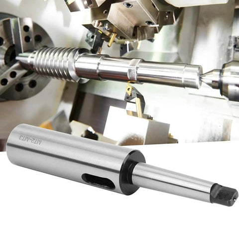 Morse taper drill adapter MT2 to MT3 reducing sleeve in steel for lathe/milling machine tool holders.