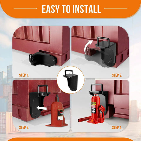 Installation steps for U Shaped Handle Jack Lug For Container Easy Lifting With Rustproof Coating