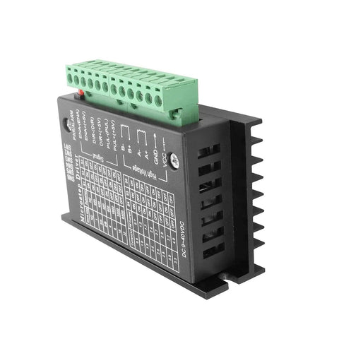 Two Pack TB6600 Stepper Motor Driver Kit 4A 9 To 42V With 32 Subdivision For Nema 17 And 23 Motors Perfect For CNC Machines And 3D Printers Engraving Easy Hook Up Through Optocoupler Isolated Signal Input And Smooth Pulse And Direction Control By SIPYTOPF.