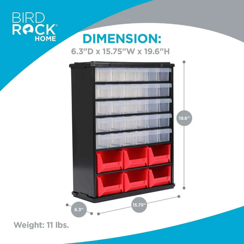 36 Drawer Craft Organizer Bin Heavy Duty Metal Hardware Storage For Nails Nuts Bolts Legos And Small Parts Versatile Parts Bin Organizer With Mini And Large Drawers For Home Workshop Garage