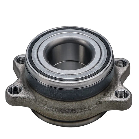 Front view of Pair Rear Wheel Bearing Hub Assembly For Subaru Legacy Outback 2000-2004 And Baja 2003-2006 Non ABS 4 Bolt Flange 2 Pack Kit With Rear Left Right Modules 512183