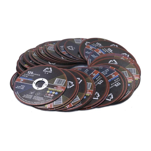 5 Inch Heavy Duty Metal Cutting Wheel For Stainless Steel And Iron, 50 Pack, Angle Grinder Compatible Cut Off Discs C13081042