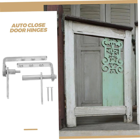 Heavy Duty Stainless Steel Pivot Hinges For Doors With Auto Close Function For Hidden Bookcase Doors Ideal For Home Use And Construction, Dual Pivot Hinges For Easy Installation, Flexible Movement, And Enhanced Opening Angles By Mikikit