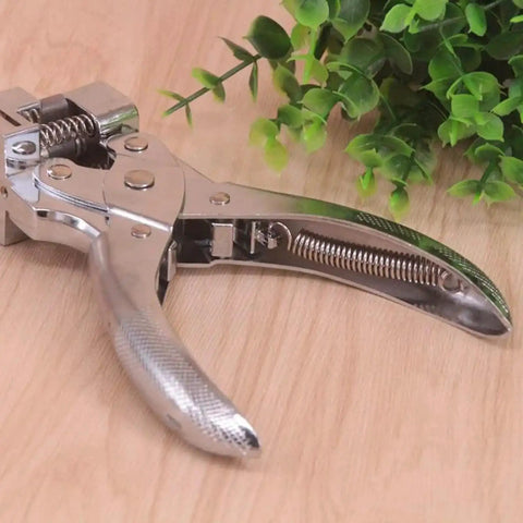 Handheld T Slot Hole Punch For DIY Crafts With Non Slip Grip Aircraft Style Euro Slot Punch T Hook Clamp Pliers Cutter