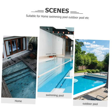Home, swimming pool, and outdoor pool scenes for Smart Pool Float Hanger Hook And Floating Line Clamp For Deep Water Sectioning Universal Pool Accessory For Securing Floating Lines And Attachments Easy Clip System For Reliable Setup And Fun By Parliky