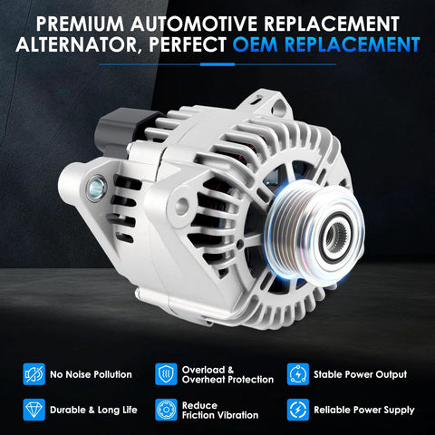 Beefy 110A 12V Car Alternator Replacement Fits Hyundai Sonata 2010 2013 And Kia Optima 2011 2013 Four Cylinder Engine 373002G150 373002G400