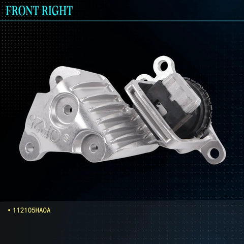 Nissan Rogue 2014 2015 2016 2017 2.5L Engine And Transmission Mount Set Four Piece Front Rear Left Right Replacement Kit Heavy Duty Fits A4364 A4367 A4363 front right motor mount