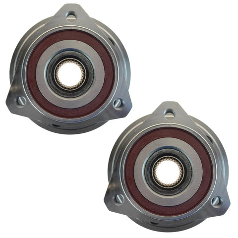 Front Wheel Bearing And Hub Assembly Set For Jeep Cherokee Grand Cherokee And Wrangler - Dual Front Left And Right Hubs, 2 Piece Kit