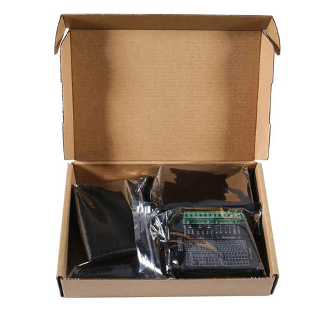Open box showing 3 Pack TB6600 Stepper Motor Driver For CNC Controller, Single Axis Hybrid Driver, 4A 9-42V Power, packaged