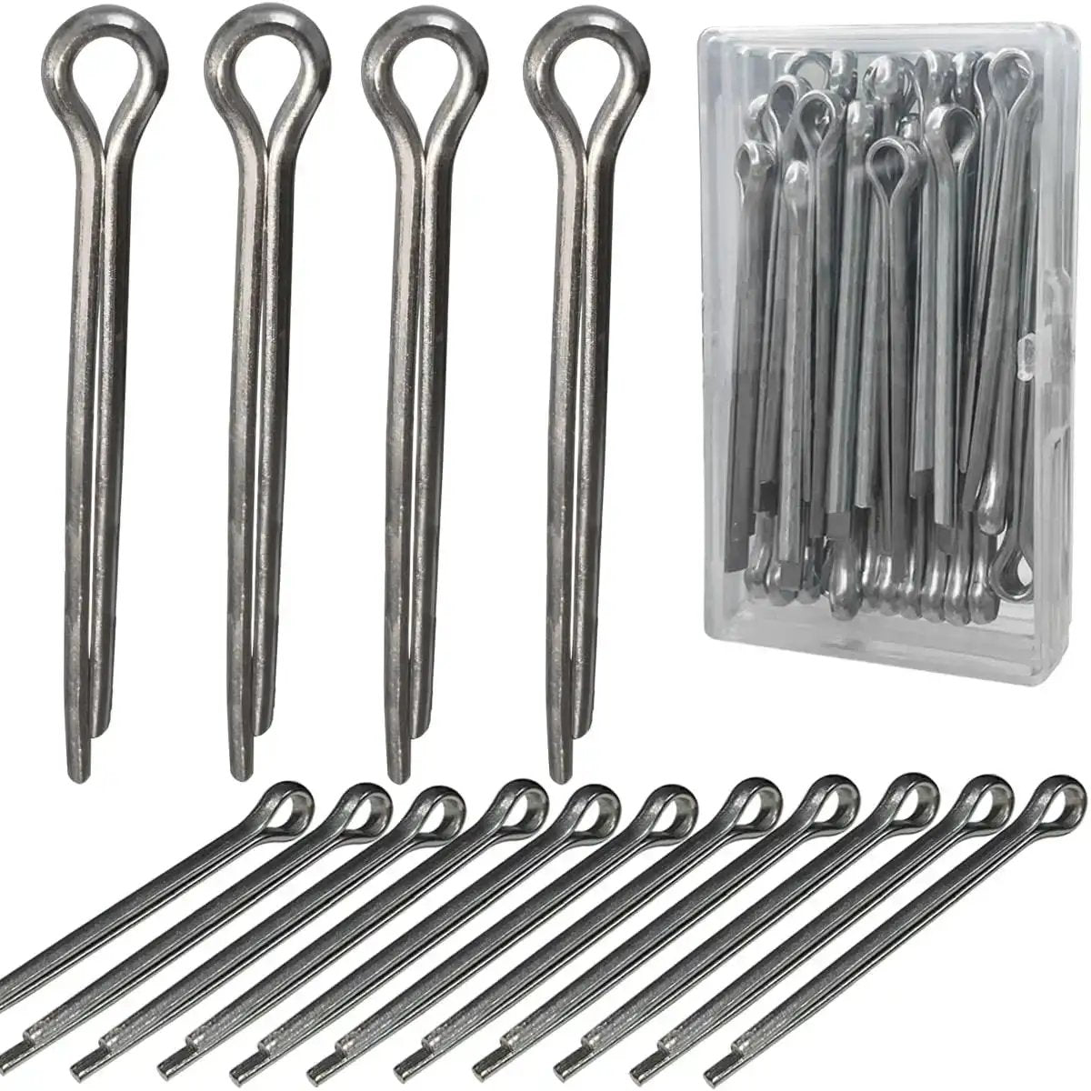 15 Pack Stainless Steel Marine Propeller Cotter Pins W...