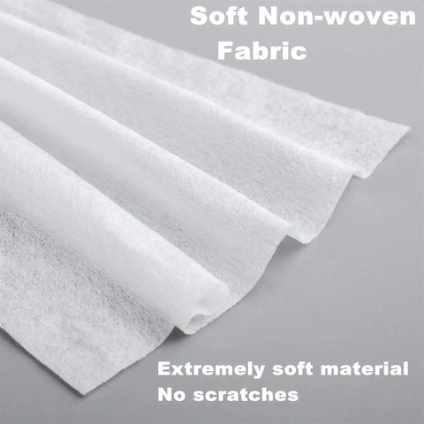 Close-up of soft non-woven fabric for Streak Free Monitor Cleaning Wipes For Electronics Screens And Glasses