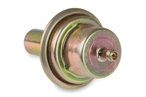 B&M 20234 adjustable vacuum modulator, metal with iridescent zinc finish, angled front view