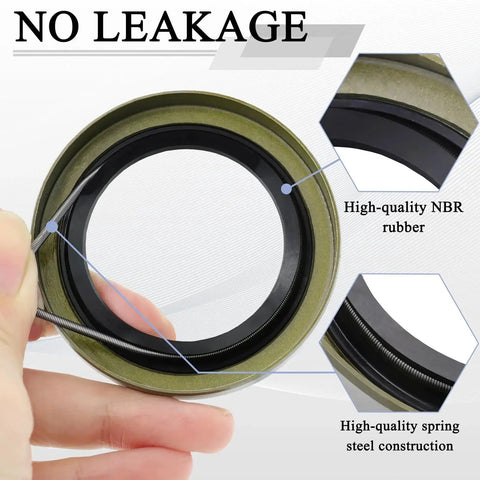 Close-up of Trailer Axle Hub Grease Seals Kit 4 Pack With Cotter Pins For Dexter 01001900 10 19 Transcom 171255TB National 473336