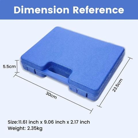 Compact storage case for 17 Piece Cemented Carbide Drill Bit And Chisel Set With Handle For Wood Concrete Stone And Brick YG8C Tools