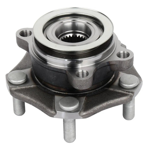 Front And Rear Wheel Hub Bearing Set For Nissan Sentra 2013 2019 1.6L 1.8L Four Piece Direct Fit Replacement Kit Durable Heavy Duty Hubs For Quiet Smooth Rides close-up view