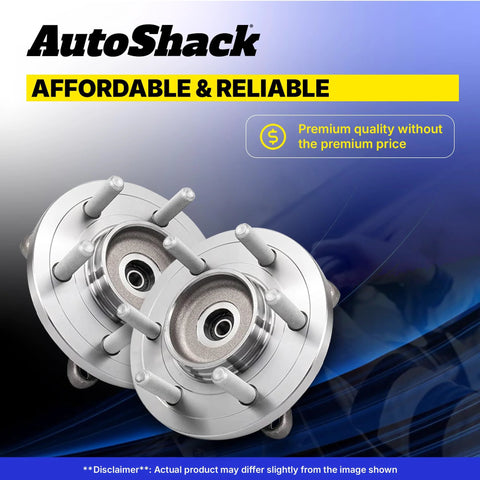 Front Wheel Hub Bearing Assembly Left And Right With ABS For 2003-2017 Chevrolet Express 3500 2500 And GMC Savana 3500 2 Piece Set