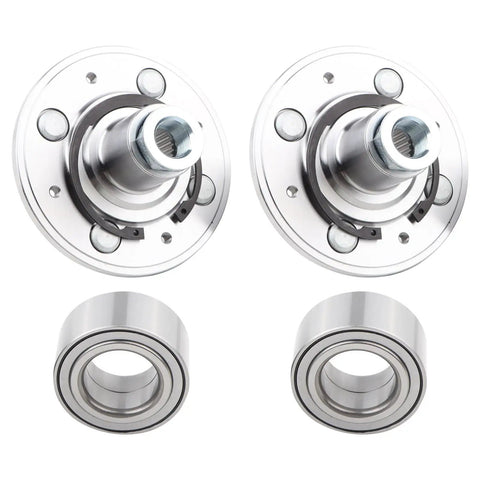 Pair Front Wheel Hub Bearing Assemblies For Honda Civic 1992 Through 2000 EX GX LX Si Replaces 510030 SPK981 WB510030