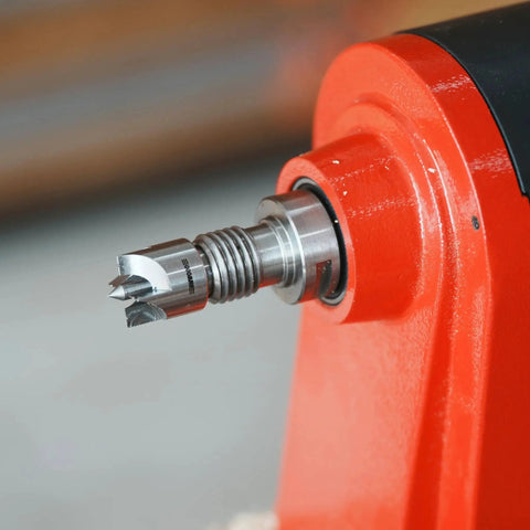 Four Prong Spring Loaded Spur Drive Center For 2MT Wood Lathe Woodturning Tools With One Inch Diameter And Spring Retracting Center Pin