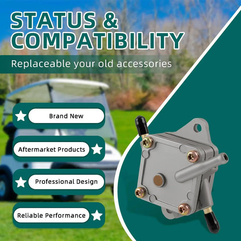 Fuel Pump For EZGO TXT Medalist Golf Cart Four Cycle 295cc And 350cc Robin Engine Direct Fit Replacement 72021 G01