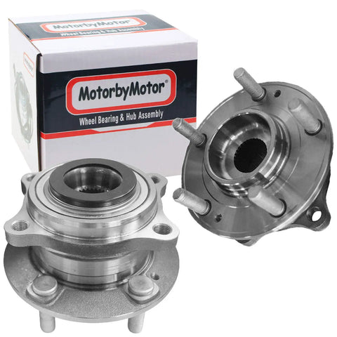 Front And Rear Wheel Hub Bearing Assembly 5 Lug Set Replacement For Hyundai Sonata Tucson Kia Cadenza Optima 2015 2019 4Piece Quiet Operation Low Runout Heavy Duty Wheel Hub Kit.