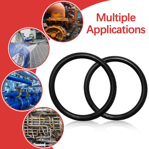 Dope 419 Piece Universal Metric O Ring Kit With 32 Sizes Buna N 70A Rubber Seals shown with multiple applications