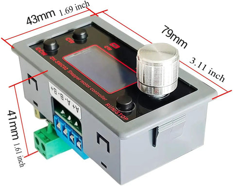 2in1 DC Stepper Motor Driver Controller Integrated Board 5 To 30V 4A With Forward Reverse Pulse Speed And Angle Control
