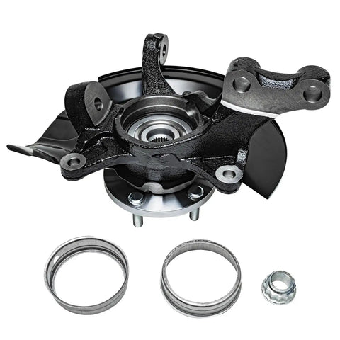 Front Left Steering Knuckle And Wheel Hub Bearing Assembly For 2004 2005 2006 Toyota Camry 2.4L Driver Side Replacement
