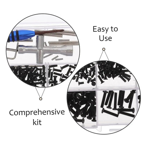 Pro Grade All In One RC Car Repair Tool Set With Assorted Screws Bolts Nuts And Fasteners Kit for Durable Iron Construction.